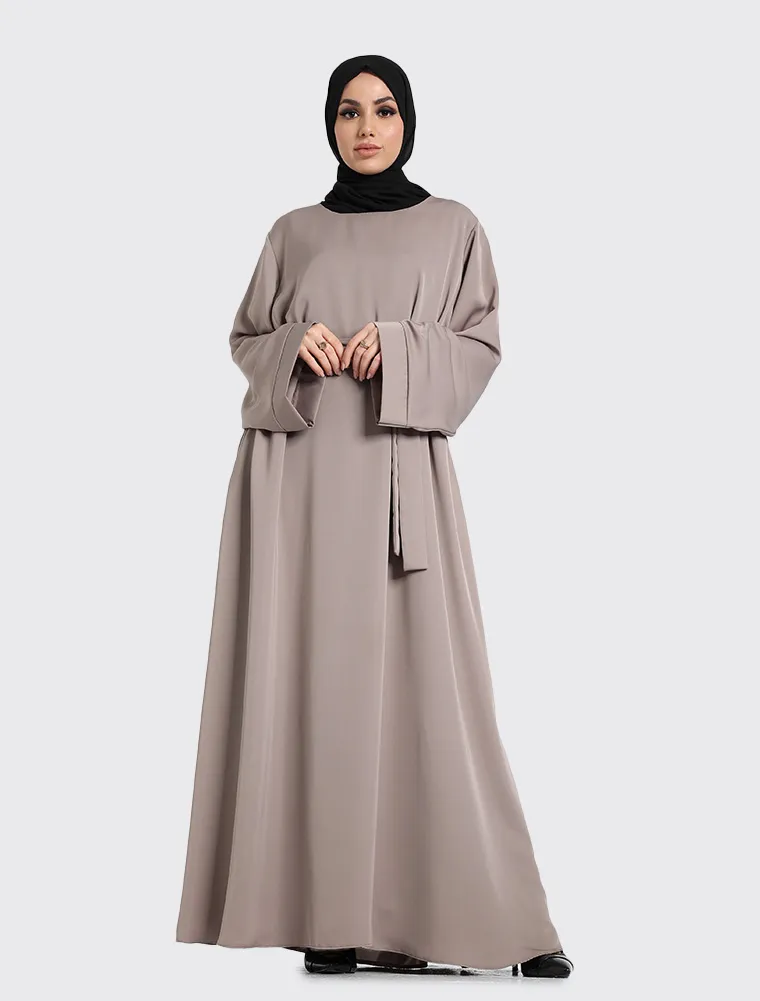 Stone Plain Abaya